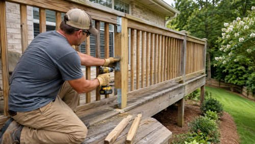 Deck Railing Repair